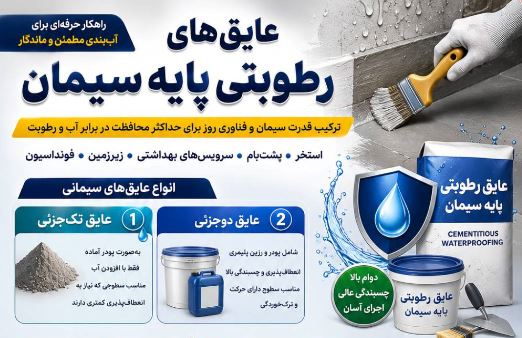 قیمت و کاربرد عایق رطوبتی سیمان پایه
